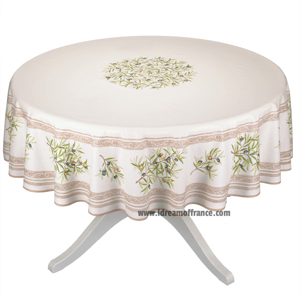 French Provencal tablecloth -  Clos des Oliviers